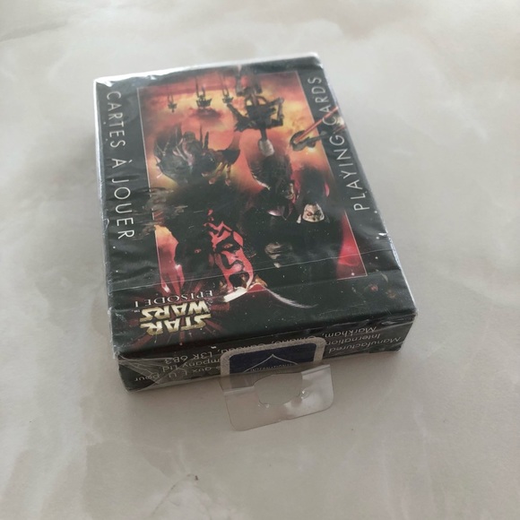 Star Wars Episode 1 Villains Playing Cards Brand New Sealed - Picture 3 of 3
